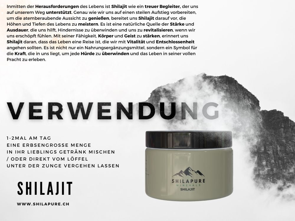 SHILAPURE - 100% Shilajit aus dem Himalaya