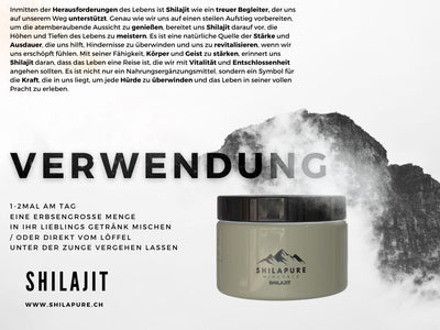 SHILAPURE - 100% Shilajit aus dem Himalaya